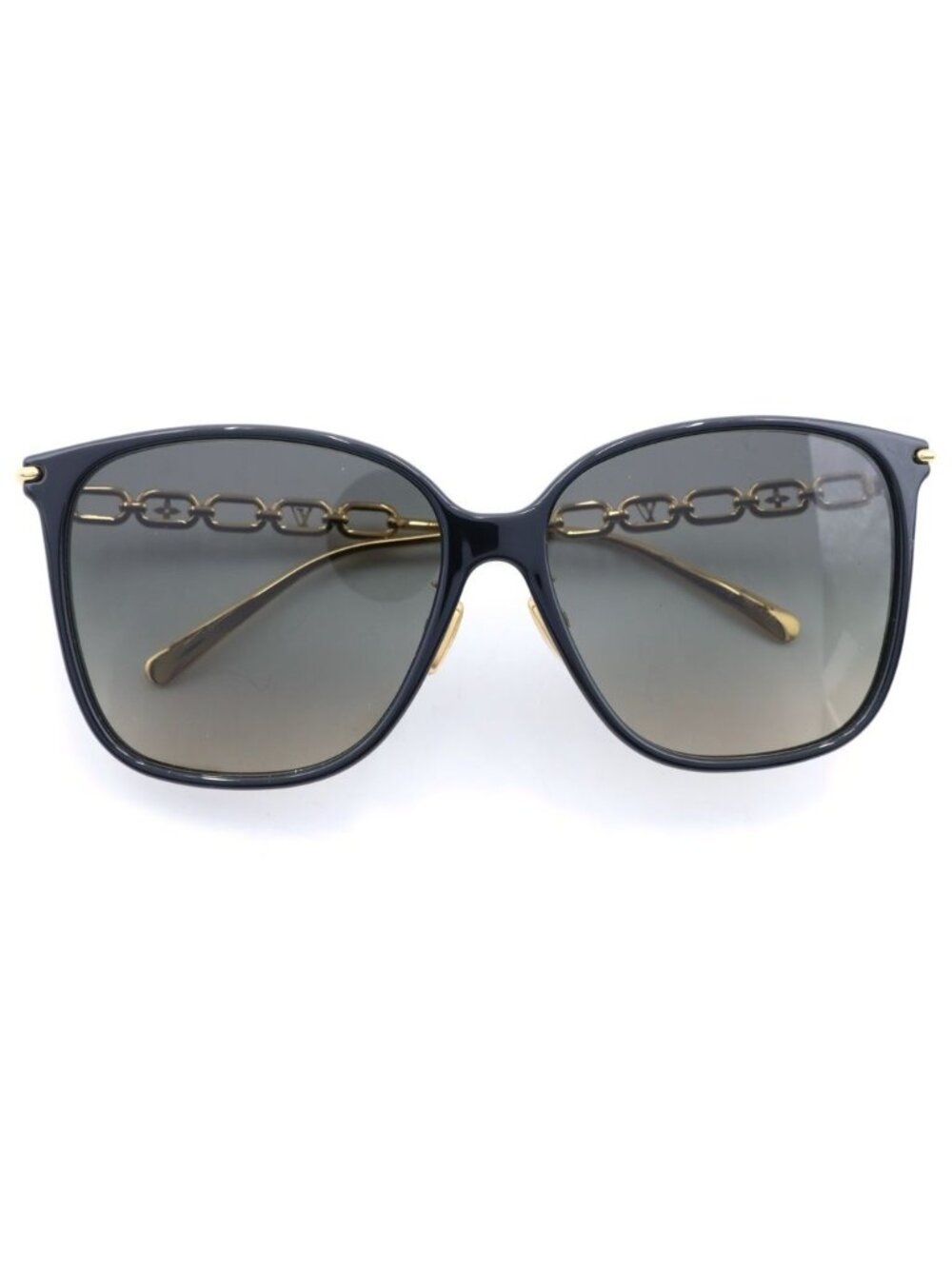 Louis Vuitton Sunglasses My LV Chain Two Classic Square Black Eyewear